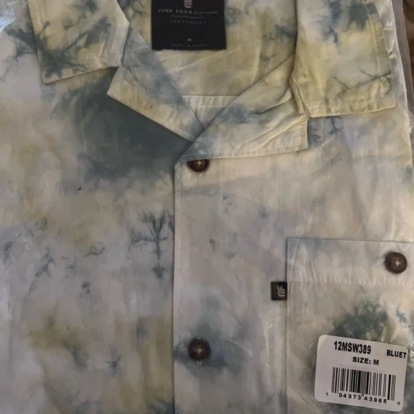 TIE DYE POPLIN CAMP SHIRTS - Picture 4 of 4